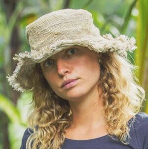 New Frayed Edge Tan Sun Hat